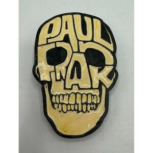 Rare Paul Frank Spelled Out Skull Face Belt Buckle (Broken Buckle) *Read Desc